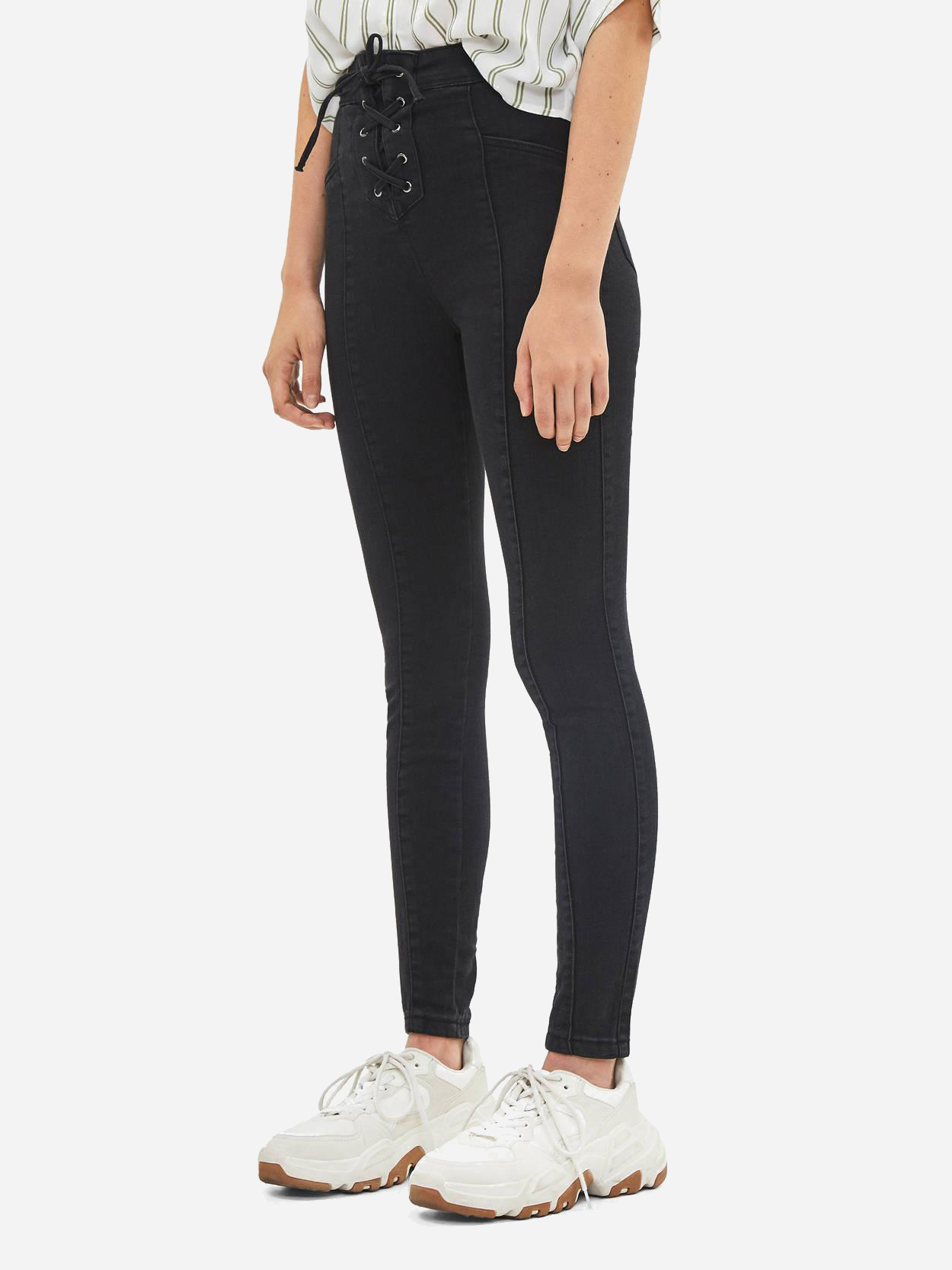 

Джинсы Bershka XAZ220507QJMO  Черные, Джинсы Bershka XAZ220507QJMO 34 Черные