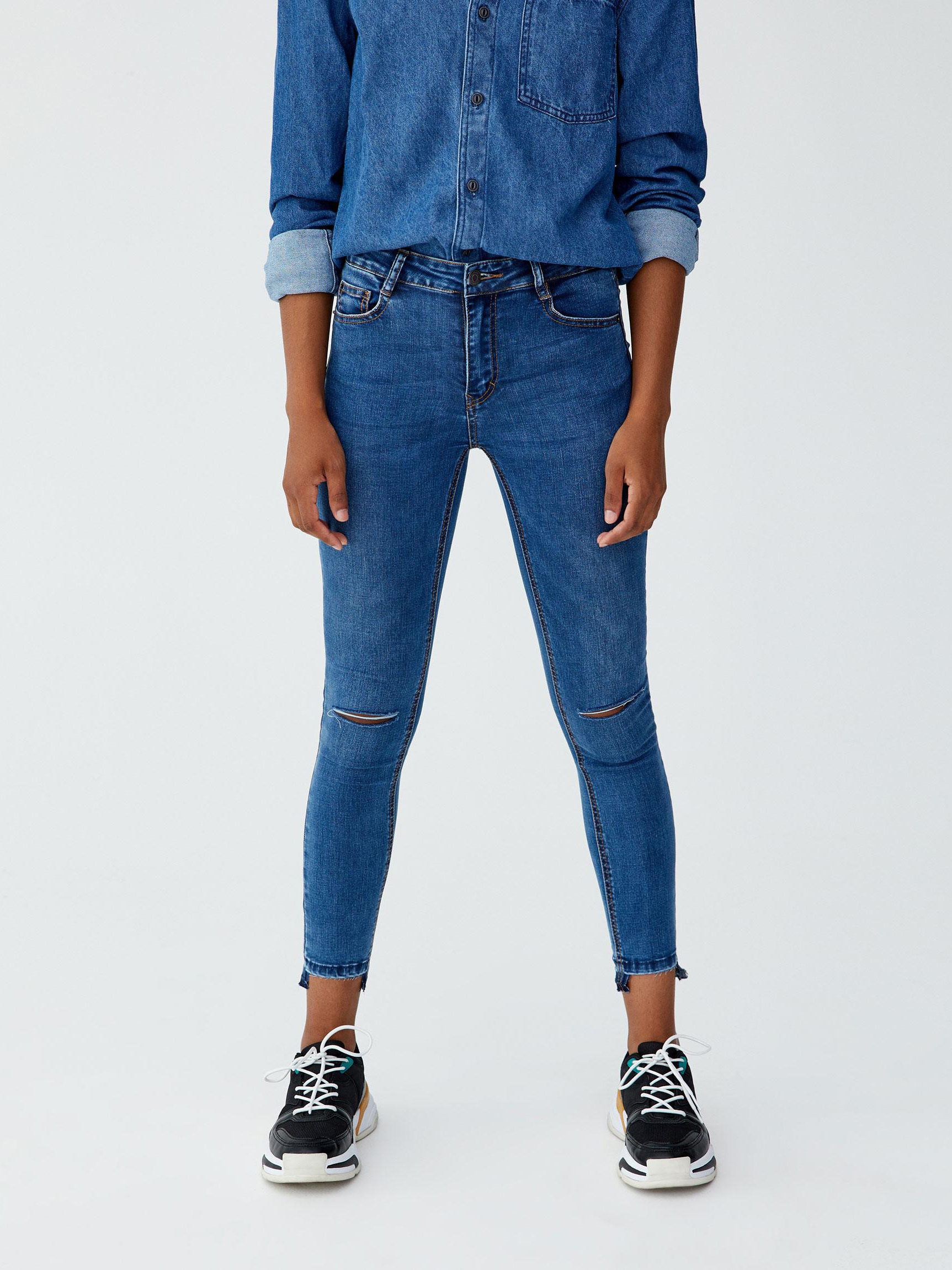 

Джинсы Pull & Bear XAZ190116CFNX  Темно-синие, Джинсы Pull & Bear XAZ190116CFNX 42 Темно-синие