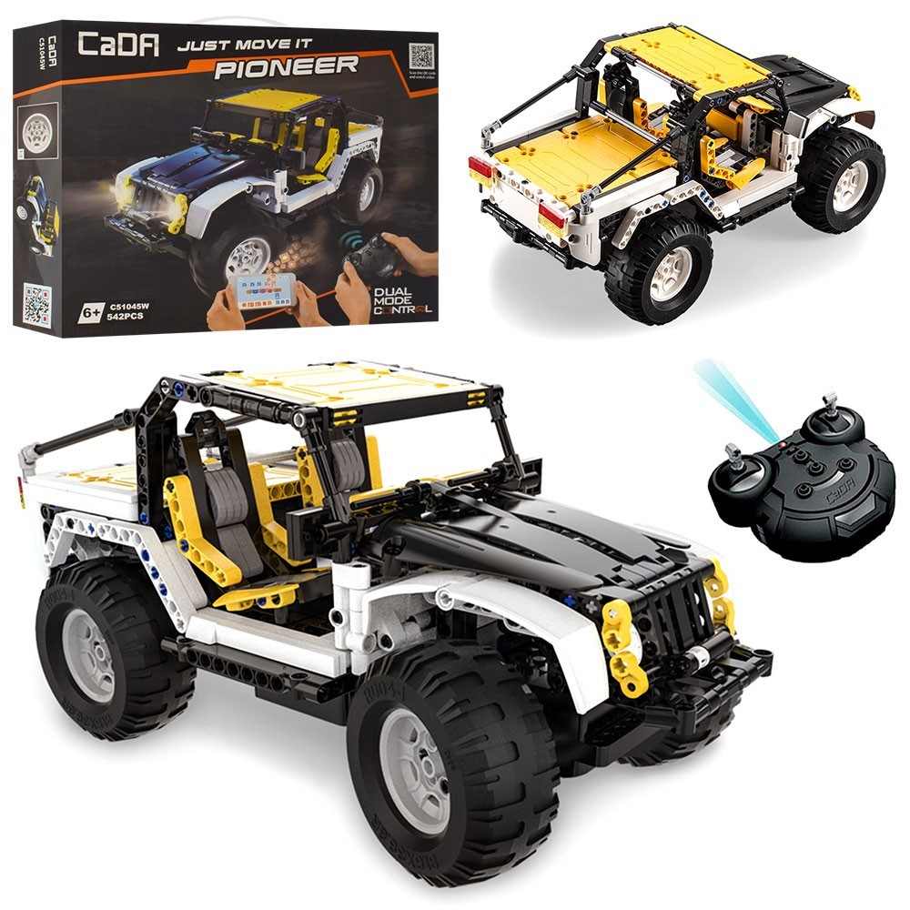 

Конструктор CaDa Машинка на радиоуправлении Technic Jeep Wrangler C51045W
