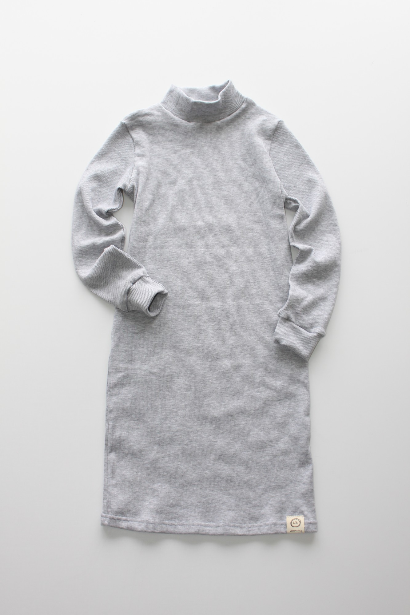 

Платье резинка серое little bunny р134