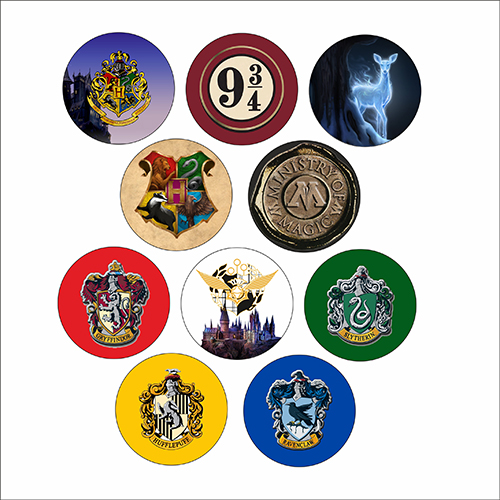 

Набор значков Vivay Harry Potter 56 мм (9884)