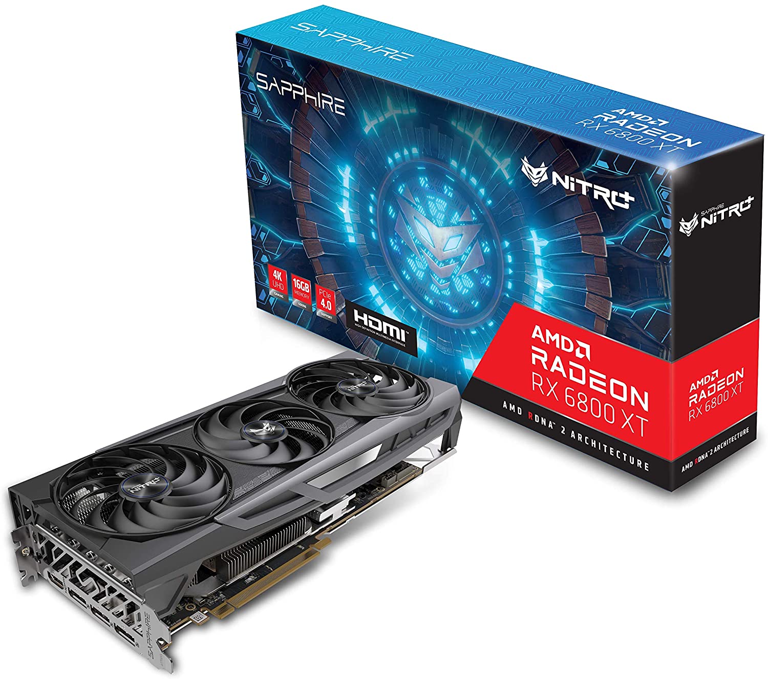 

Видеокарта Sapphire Radeon RX 6800 XT 16 GB NITRO+ (11304-02-20G)