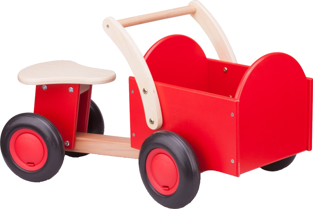 

Велосипед-перевозчик New Classic Toys Деревянный Красный (8718446114008)