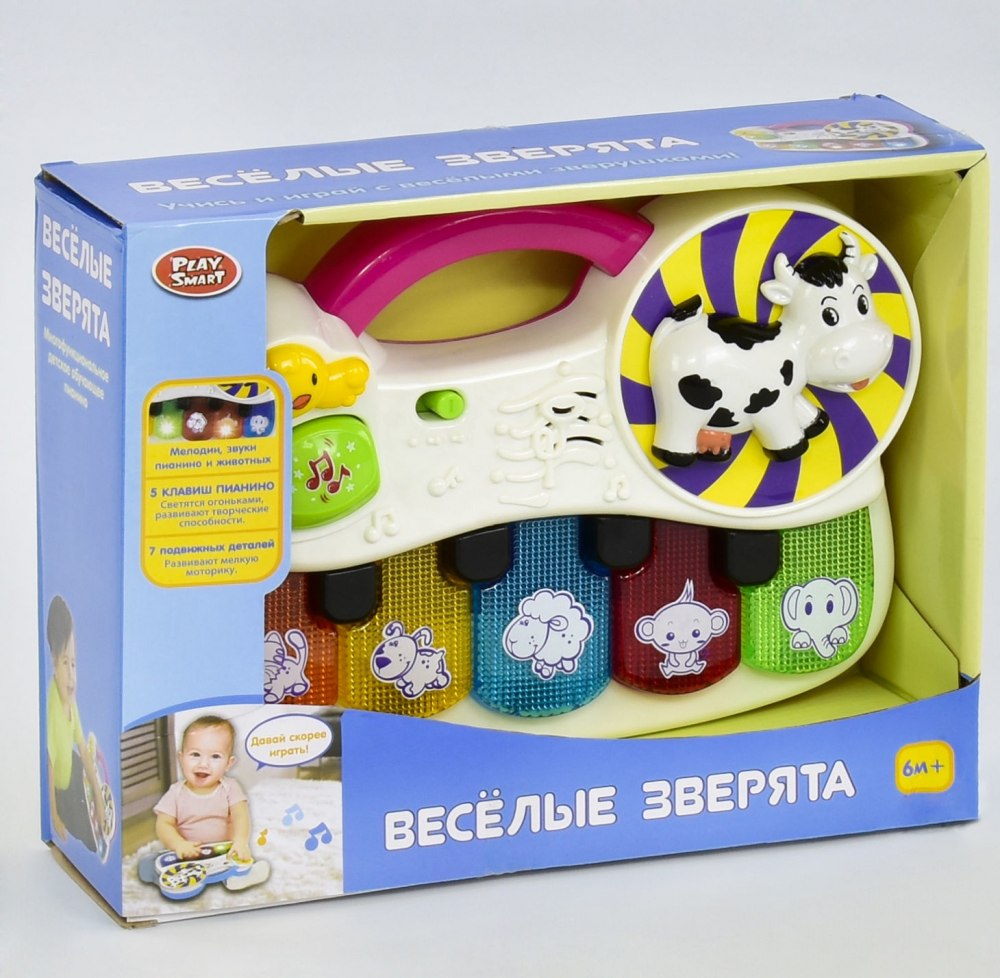 

Музыкальная игра "Веселые зверюшки" 7134 Play Smart