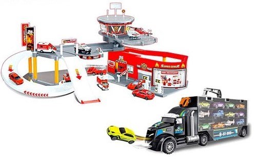

Игровой набор Гараж с трейлером P877 Baby Toys