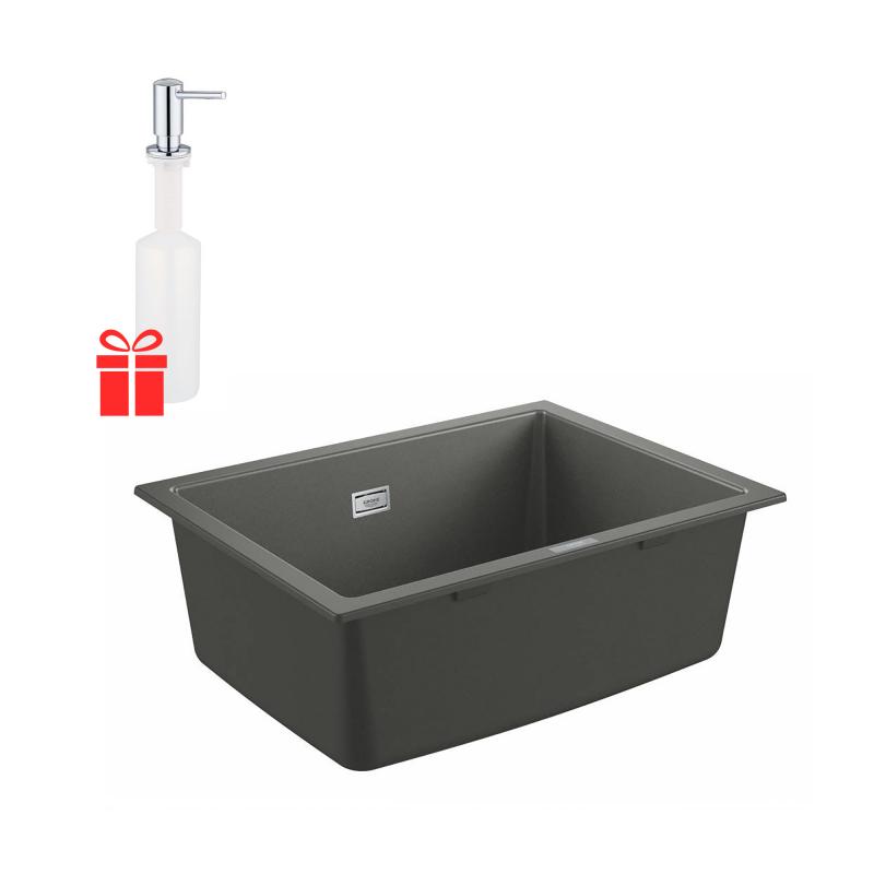 

Набор Grohe EX Sink 31655AT0 гранитная мойка K700 Undermount 610 x 460 мм + Grohe EX Contemporary 40536000 дозатор жидкого мыла