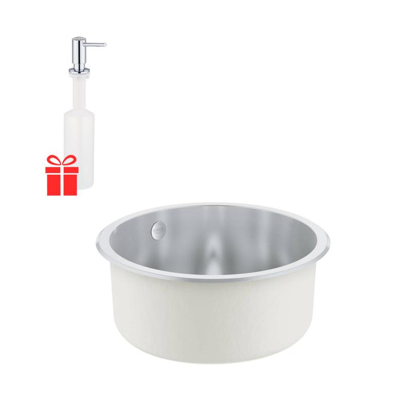 

Набор Grohe EX Sink 31720SD0 кухонная мойка K200 + Grohe EX Contemporary 40536000 дозатор жидкого мыла