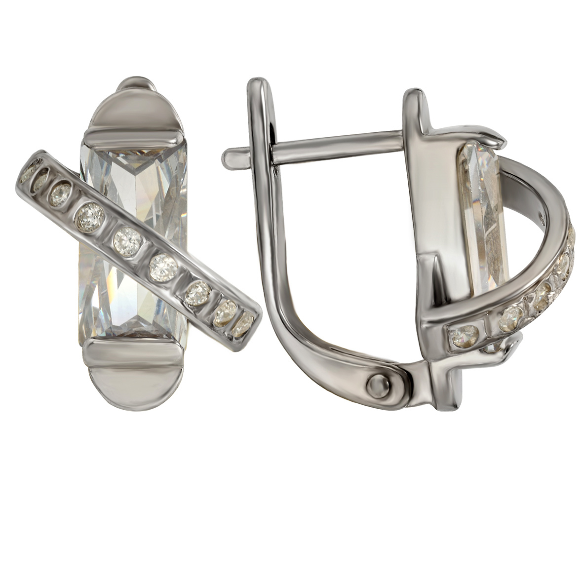 

Серебряные серьги с фианитами Tango Jewellery Company 420565С