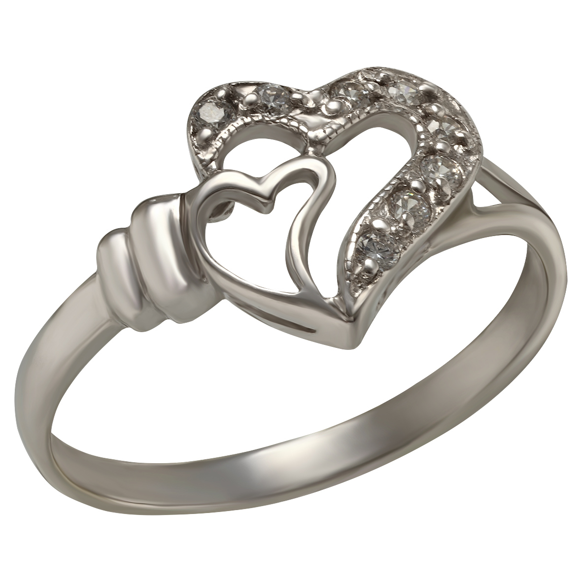 

Серебряное кольцо с фианитами Tango Jewellery Company 320108С размер 18