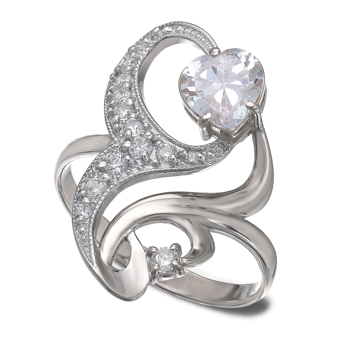 

Серебряное кольцо с фианитами Tango Jewellery Company 320064С размер 18