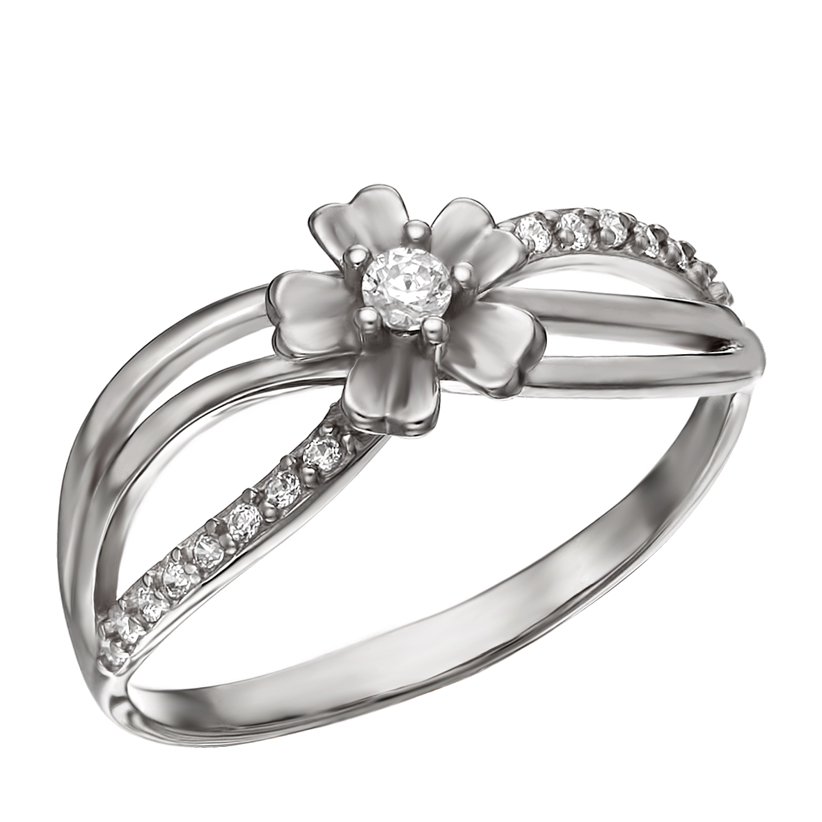 

Серебряное кольцо с фианитами Tango Jewellery Company 380101С размер 16.5