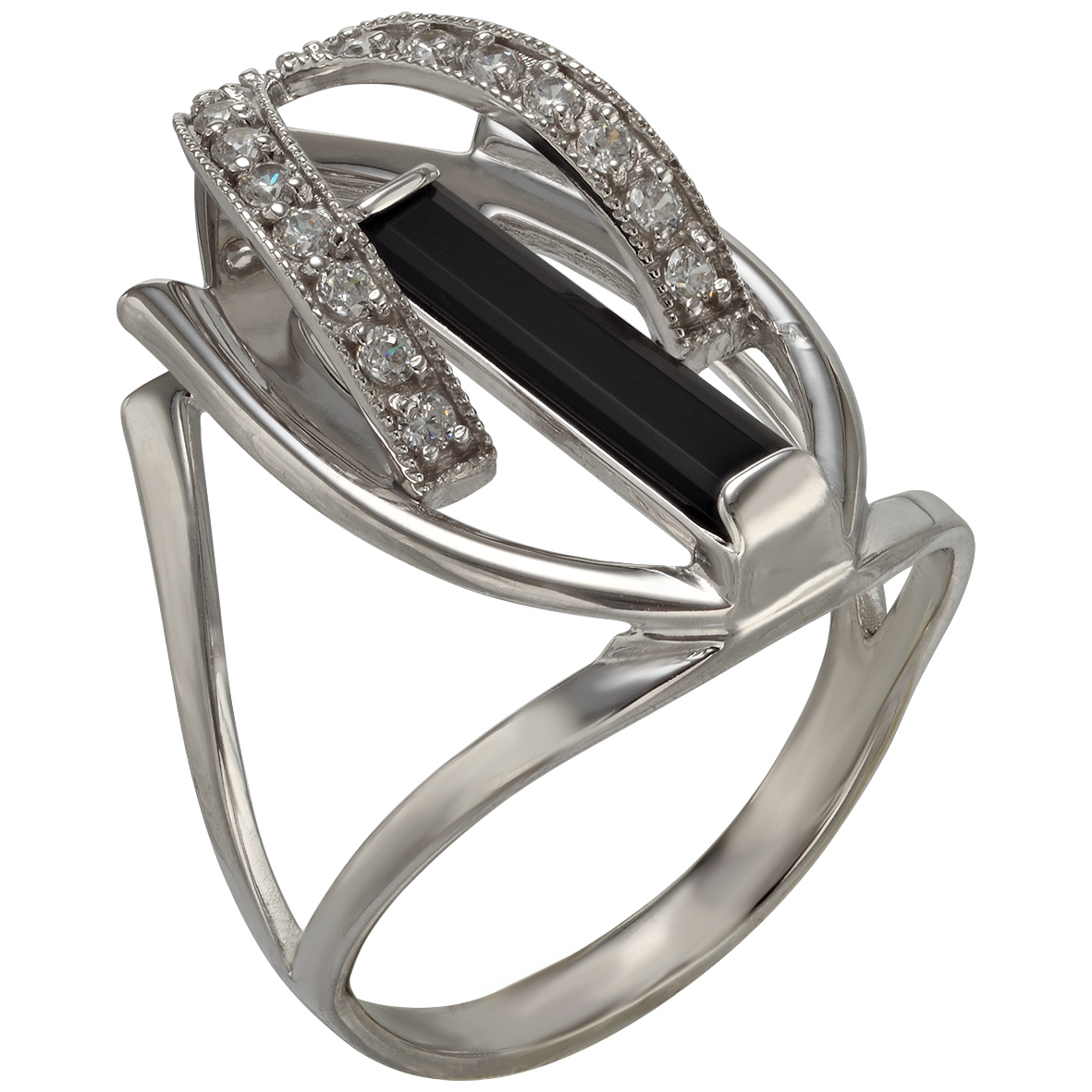 

Серебряное кольцо с агатом и фианитами Tango Jewellery Company 379646С размер 19