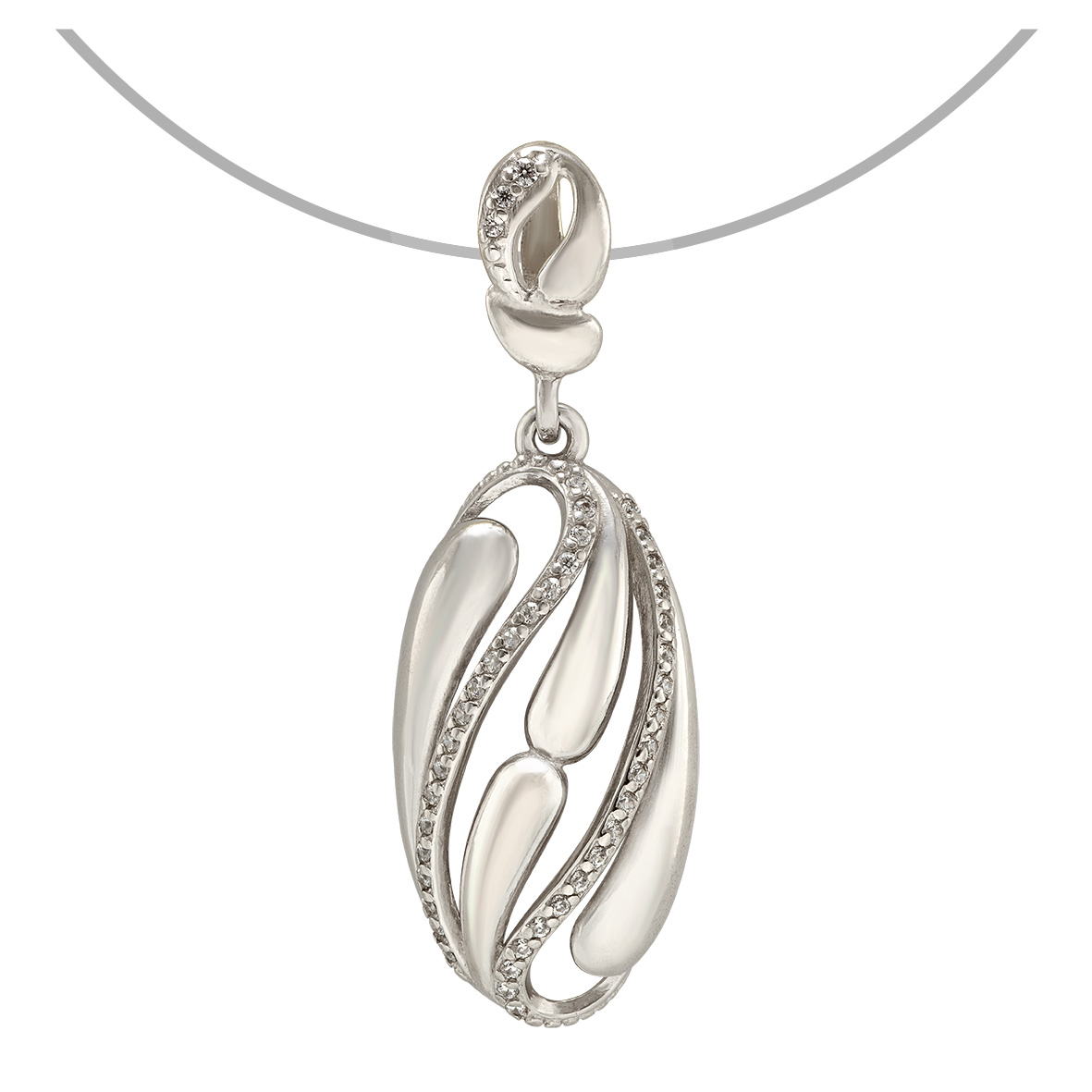 

Серебряная подвеска с фианитами Tango Jewellery Company 150279С