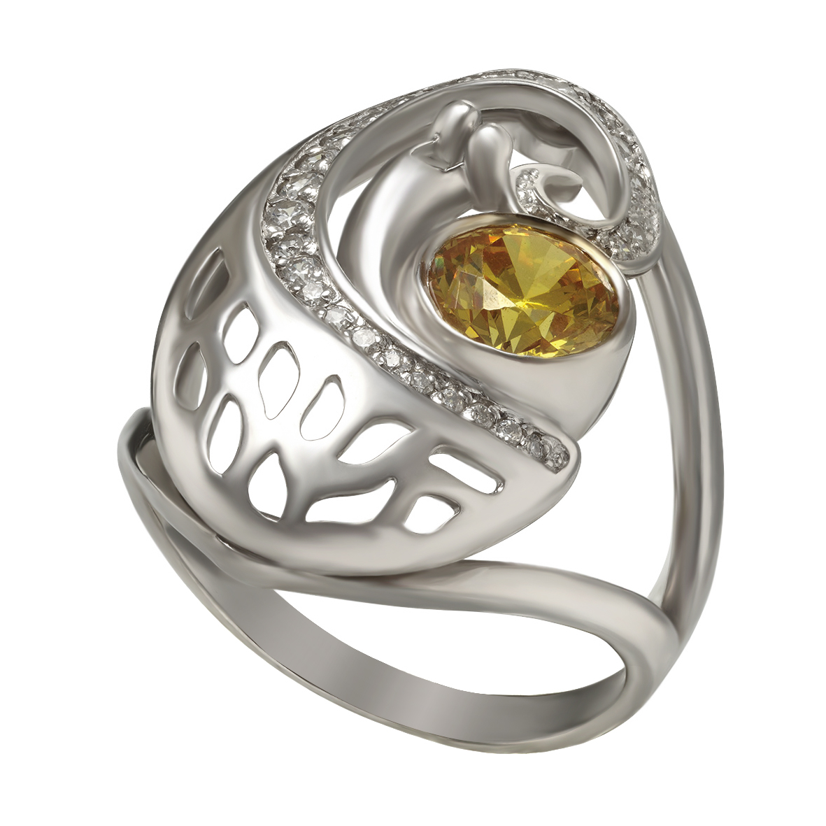 

Серебряное кольцо с фианитом Tango Jewellery Company 320790С размер 18.5