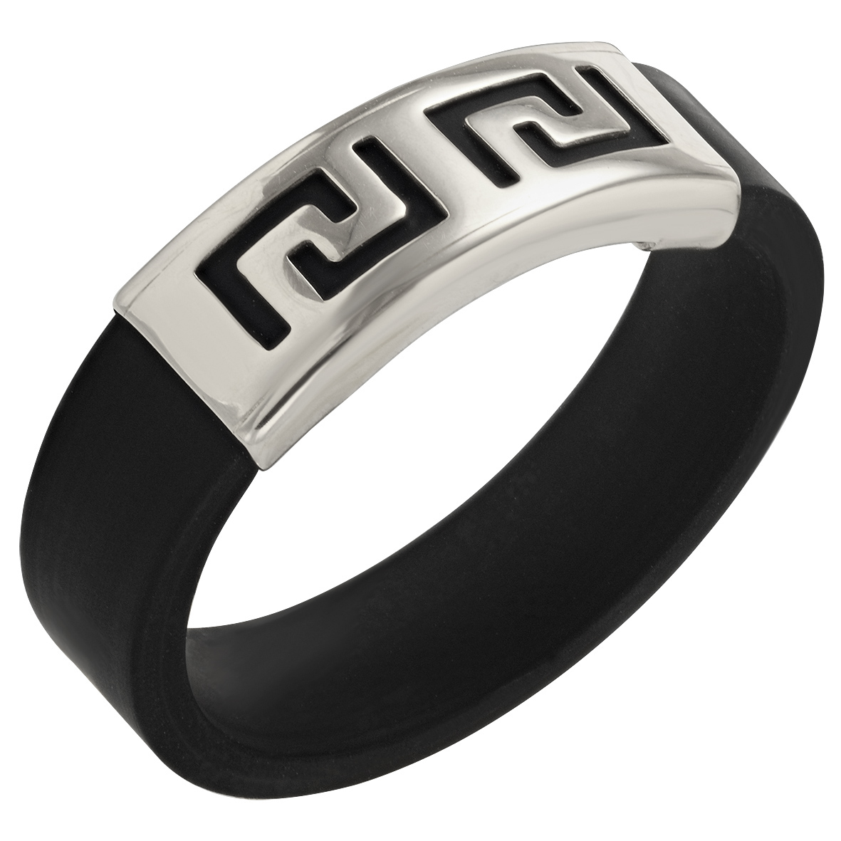 

Кольцо из серебра с каучуком Tango Jewellery Company 900619С размер 16.5