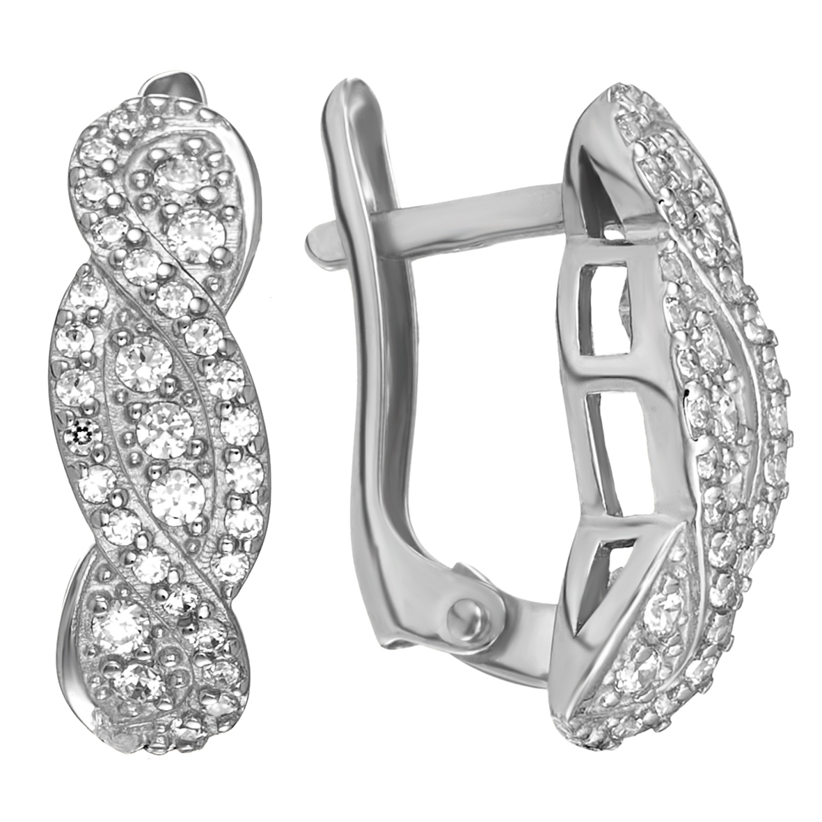 

Серебряные серьги с фианитами Tango Jewellery Company 420920С