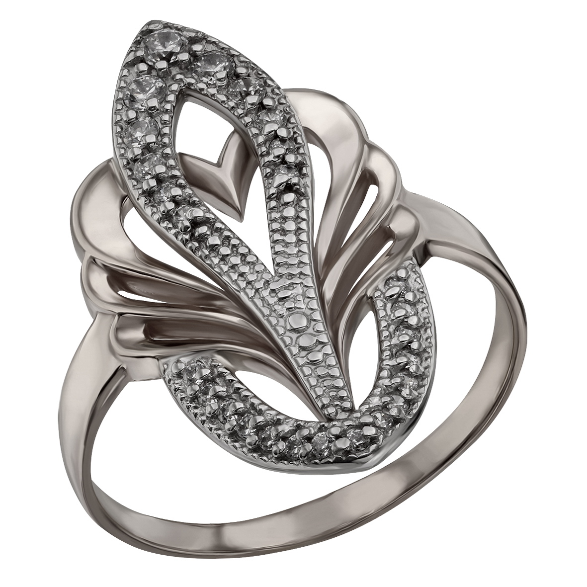 

Серебряное кольцо с фианитами Tango Jewellery Company 330831С размер 18.5