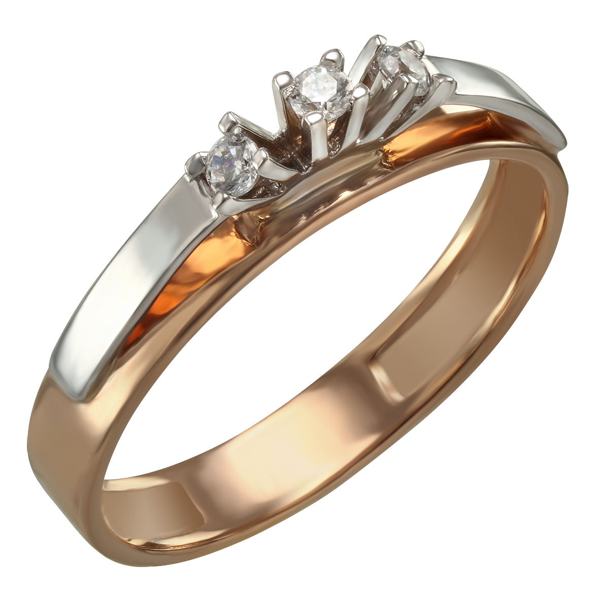 

Золотое кольцо с фианитами Tango Jewellery Company 350003 размер 16.5