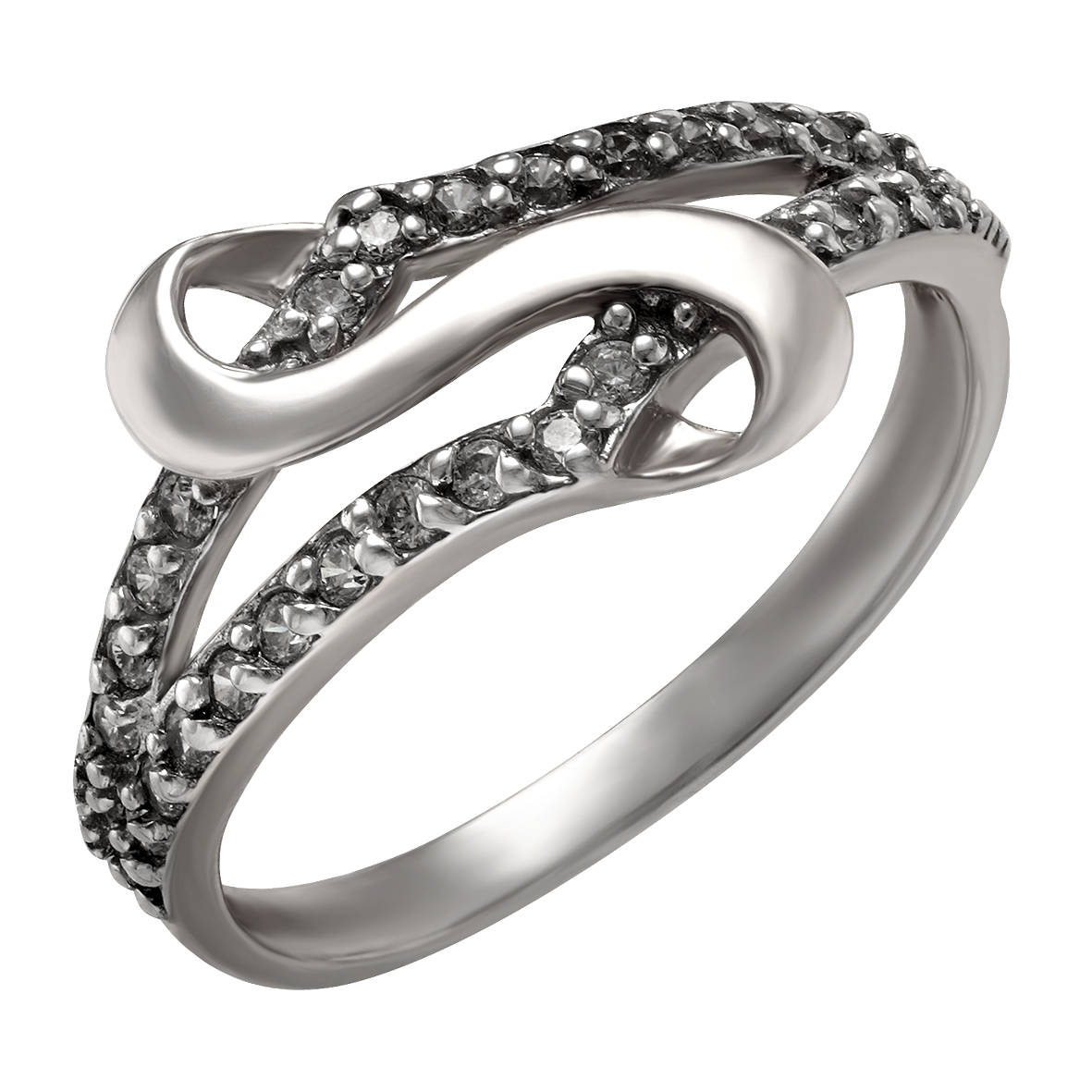 

Серебряное кольцо с фианитами Tango Jewellery Company 320721С размер 16