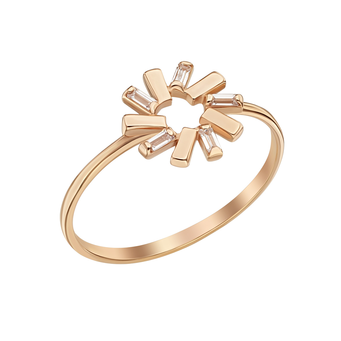 

Золотое кольцо с фианитами Tango Jewellery Company 380593 размер 17