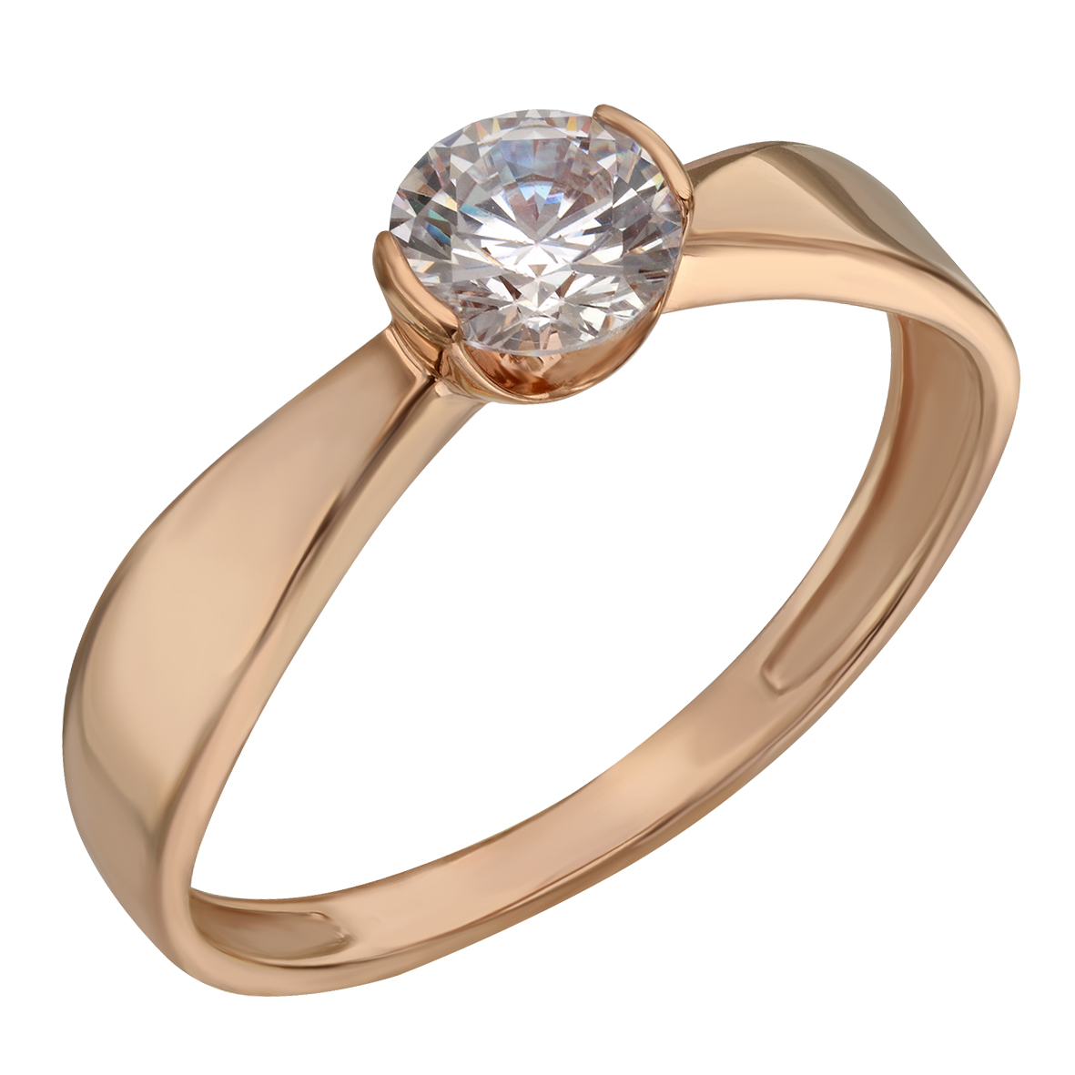 

Золотое кольцо с фианитом Tango Jewellery Company 380485 размер 17.5