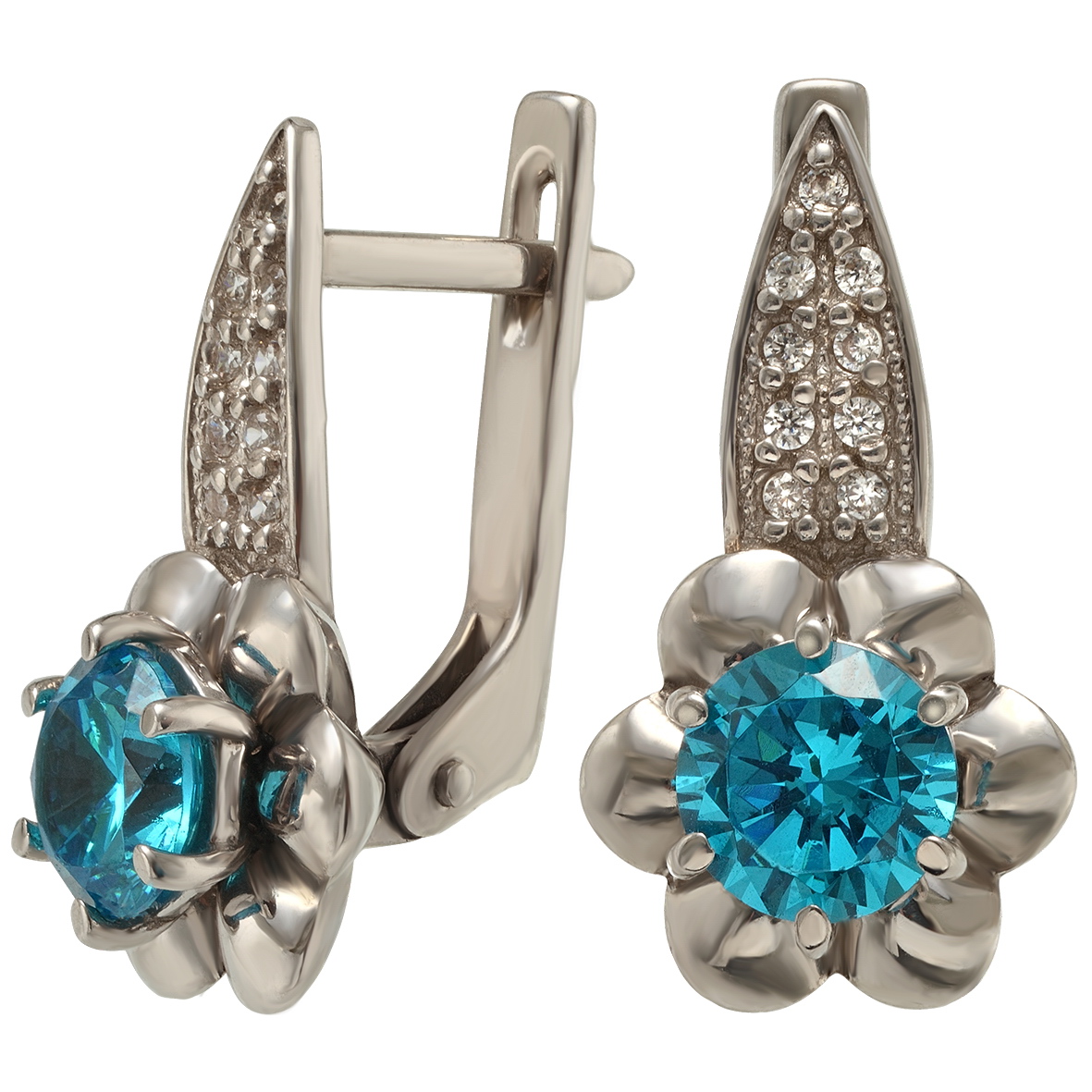 

Серебряные серьги с фианитами Tango Jewellery Company 420239С