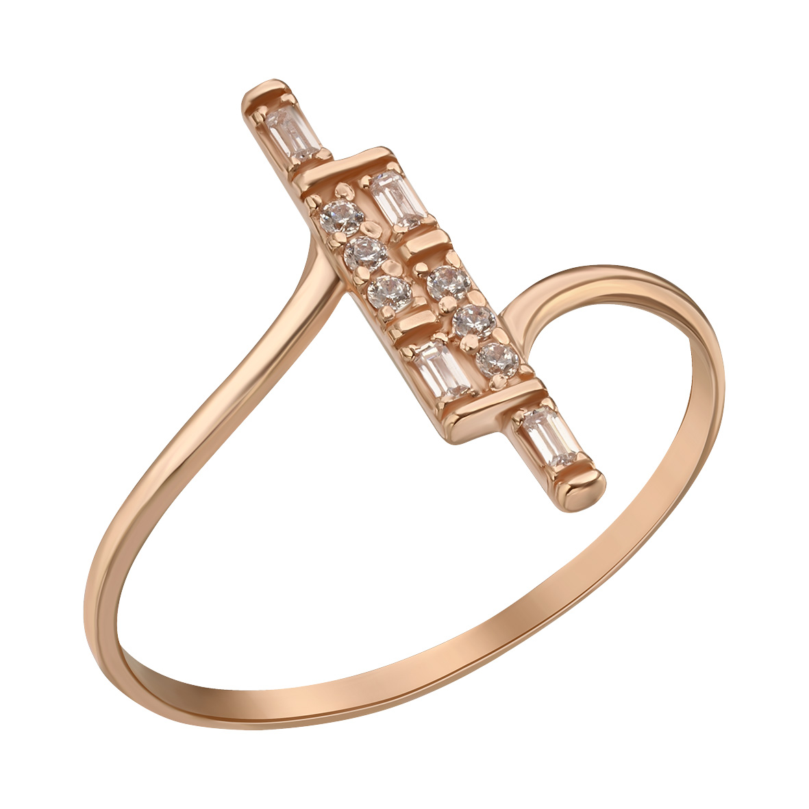 

Золотое кольцо с фианитами Tango Jewellery Company 380596 размер 18.5