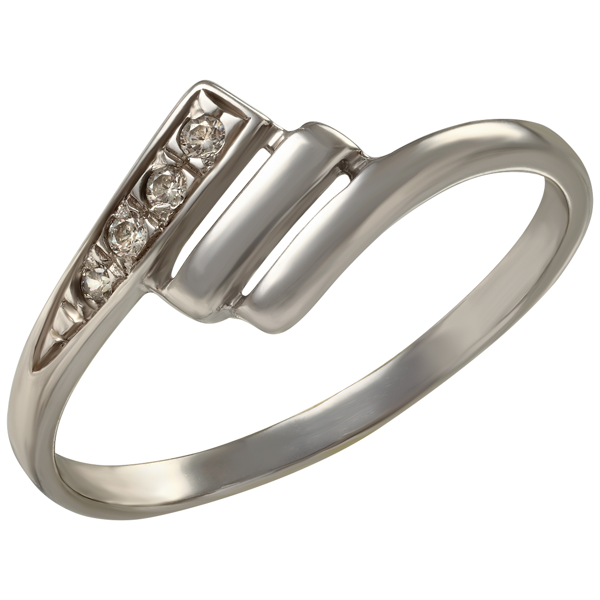 

Серебряное кольцо с фианитами Tango Jewellery Company 320075С размер 17.5