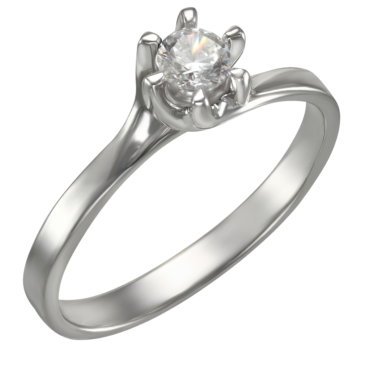 

Кольцо в белом золоте с бриллиантом Tango Jewellery Company 740346В размер 16.5