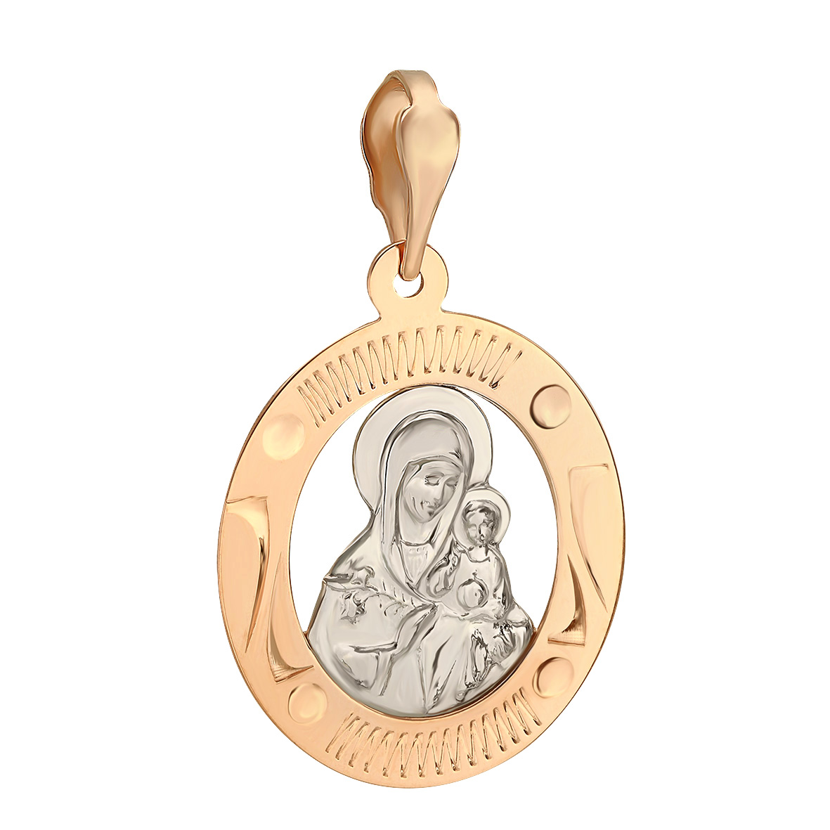 

Золотая ладанка "Икона Божией Матери Неувядаемый цвет" Tango Jewellery Company 120860