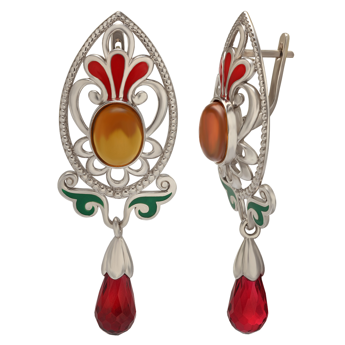 

Серебряные серьги с эмалью Tango Jewellery Company 430863А