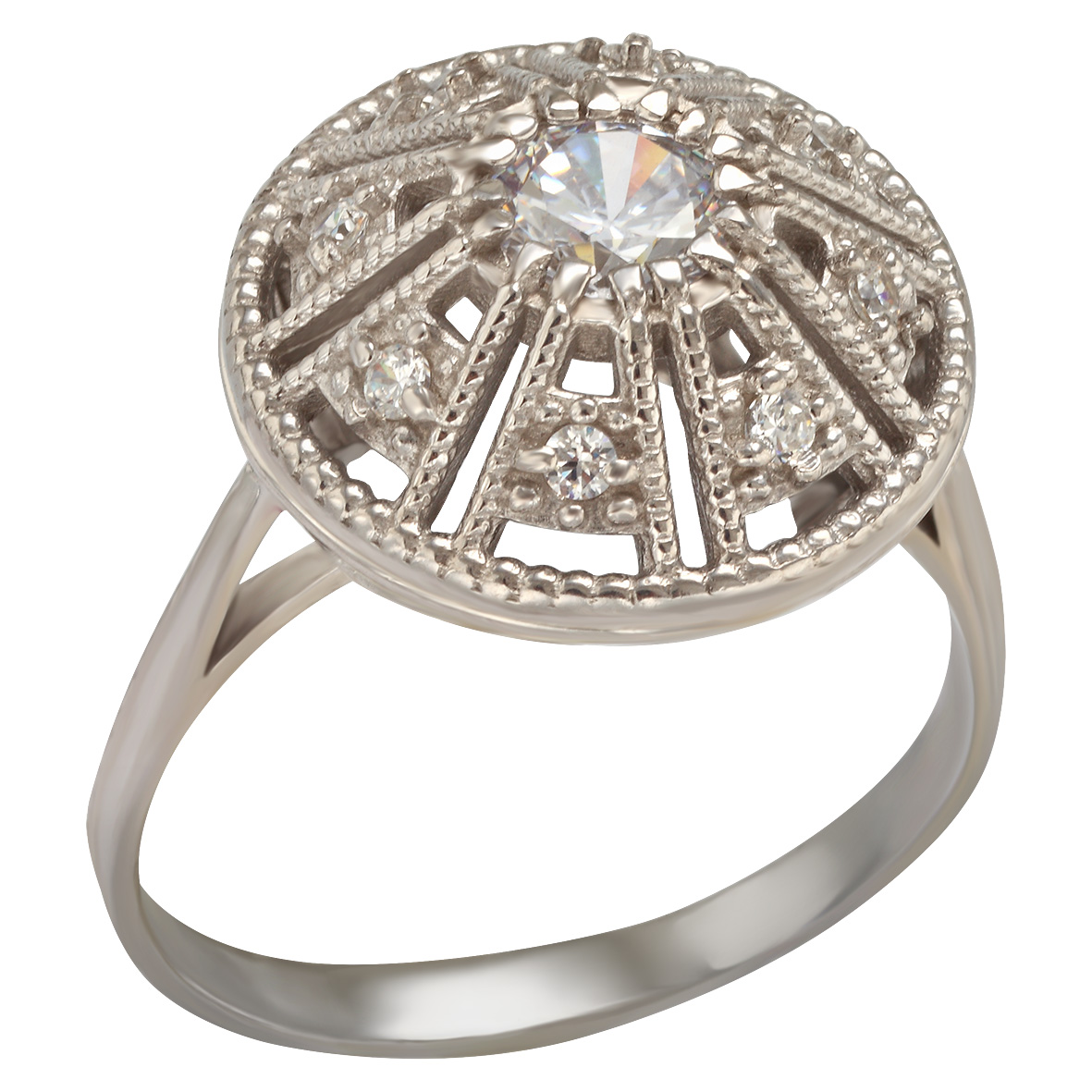 

Серебряное кольцо с фианитами Tango Jewellery Company 330958С размер 18