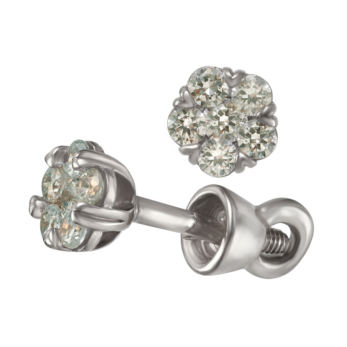 

Золотые пуссеты "В стиле TANGO" с фианитами Tango Jewellery Company 520291В