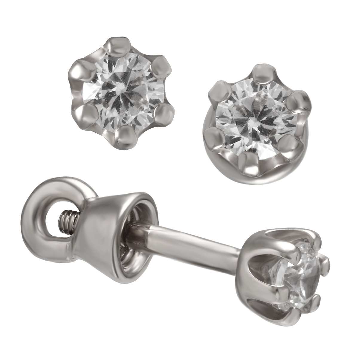 

Серебряные пуссеты "В стиле TANGO" с фианитами Tango Jewellery Company 520262С