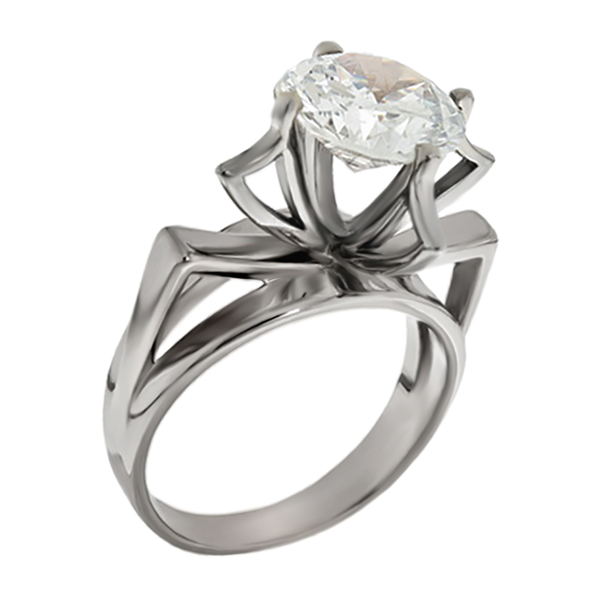 

Серебряное кольцо с фианитом Tango Jewellery Company 330755С размер 19