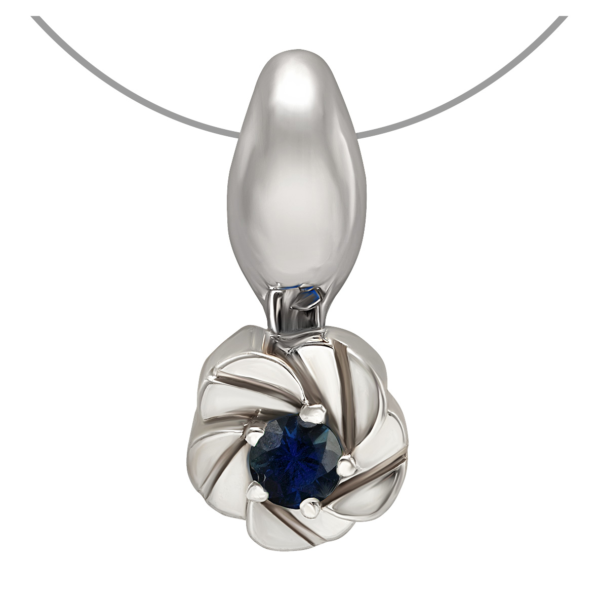 

Подвеска в белом золоте с сапфиром Tango Jewellery Company 192114В