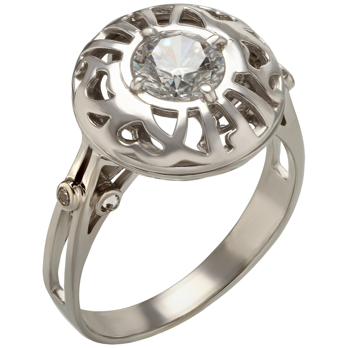 

Серебряное кольцо с фианитами Tango Jewellery Company 380074С размер 17