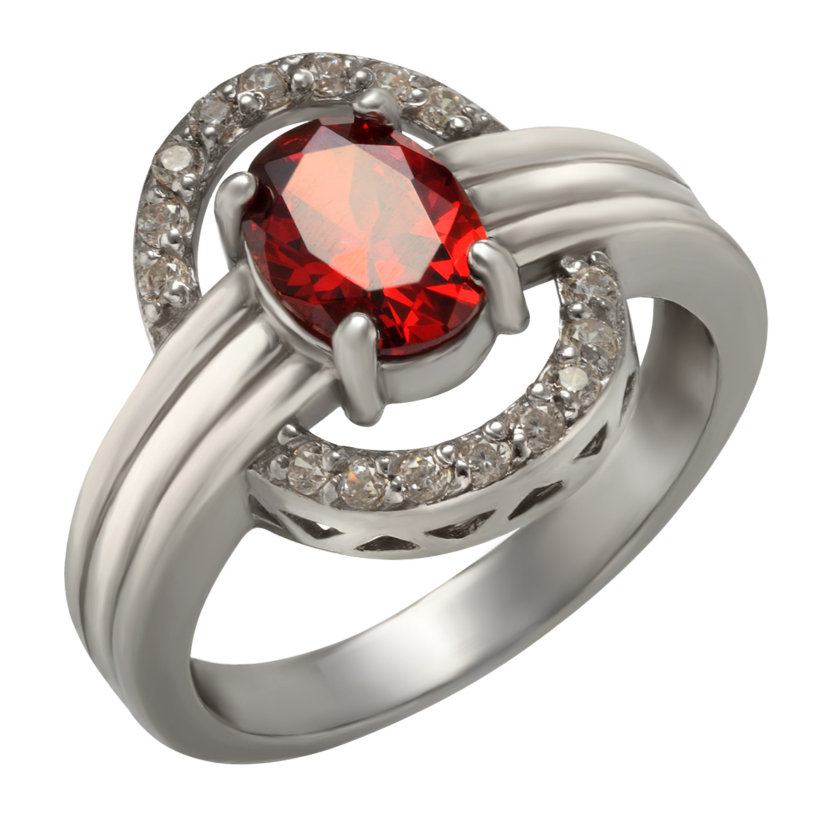 

Серебряное кольцо с фианитами Tango Jewellery Company 320898С размер 17.5