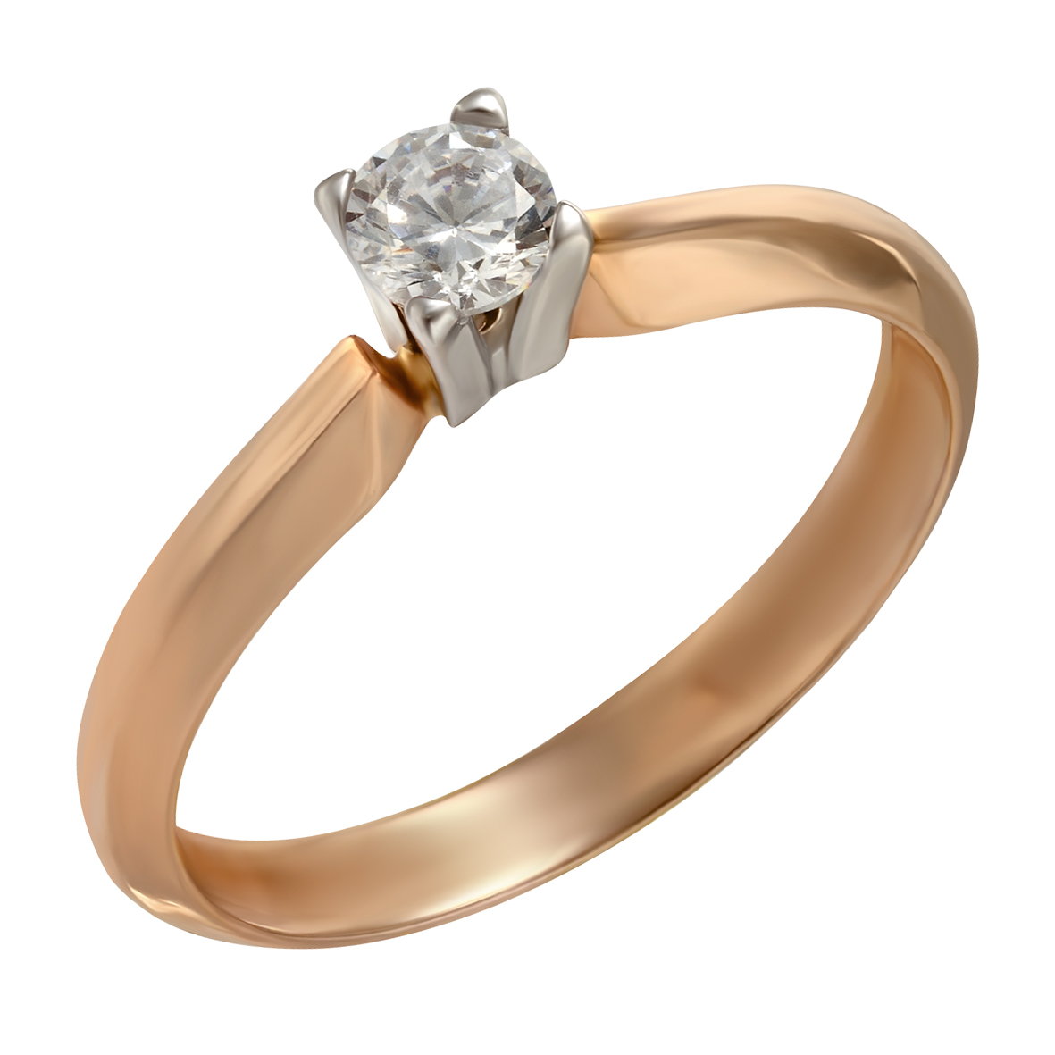 

Золотое кольцо с фианитом Tango Jewellery Company 330086 размер 18