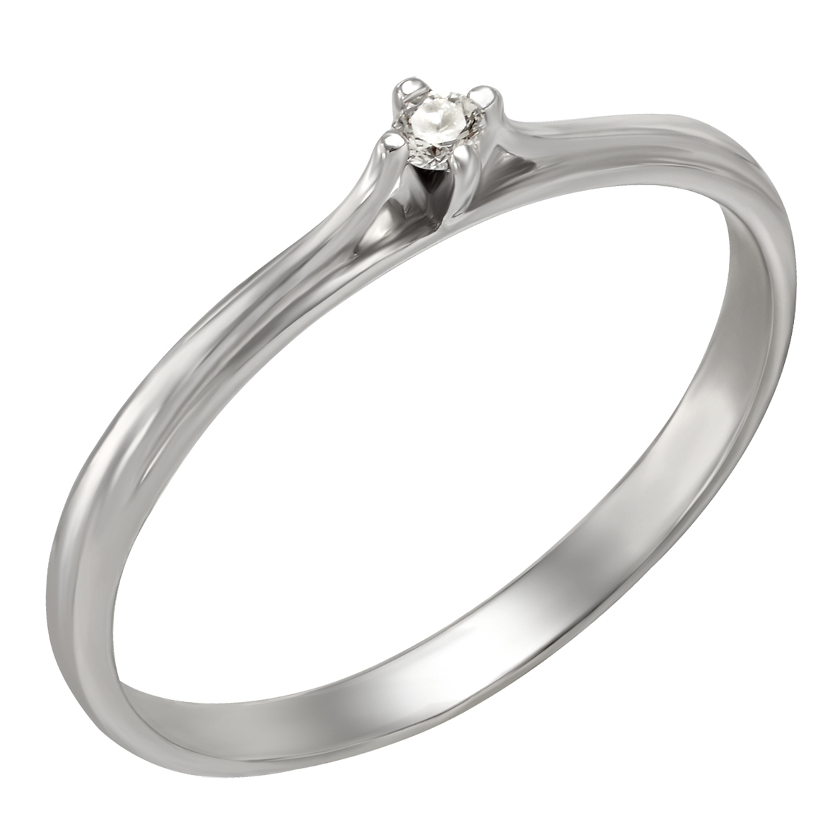 

Кольцо в белом золоте с бриллиантом Tango Jewellery Company 740303В размер 17.5