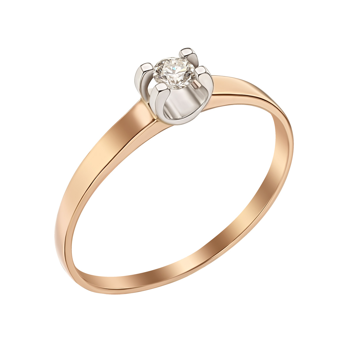 

Золотое кольцо с бриллиантом Tango Jewellery Company 750672 размер 17
