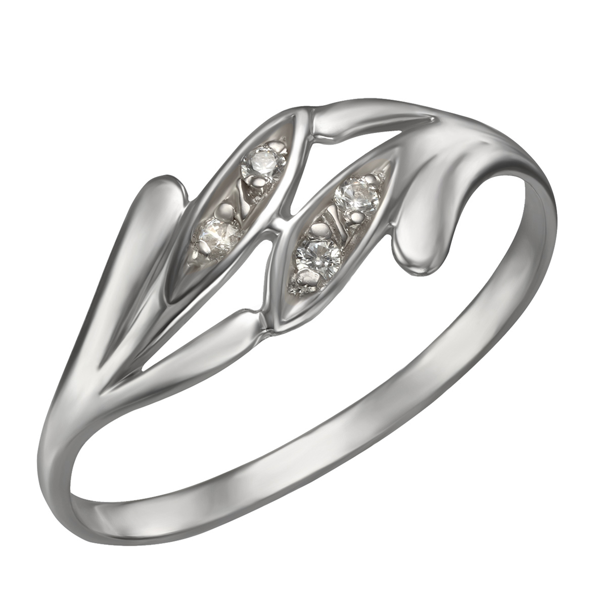 

Серебряное кольцо с фианитами Tango Jewellery Company 320302С размер 18