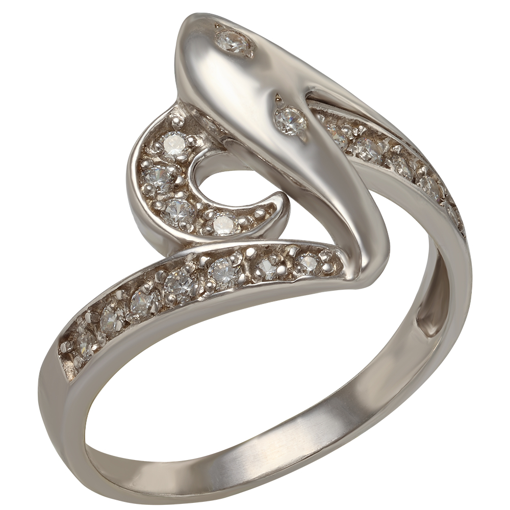 

Серебряное кольцо с фианитами Tango Jewellery Company 330266С размер 18.5