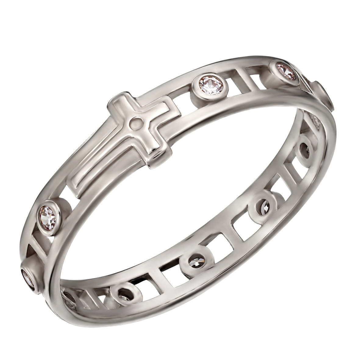 

Серебряное кольцо с фианитами Tango Jewellery Company 380105С размер 17