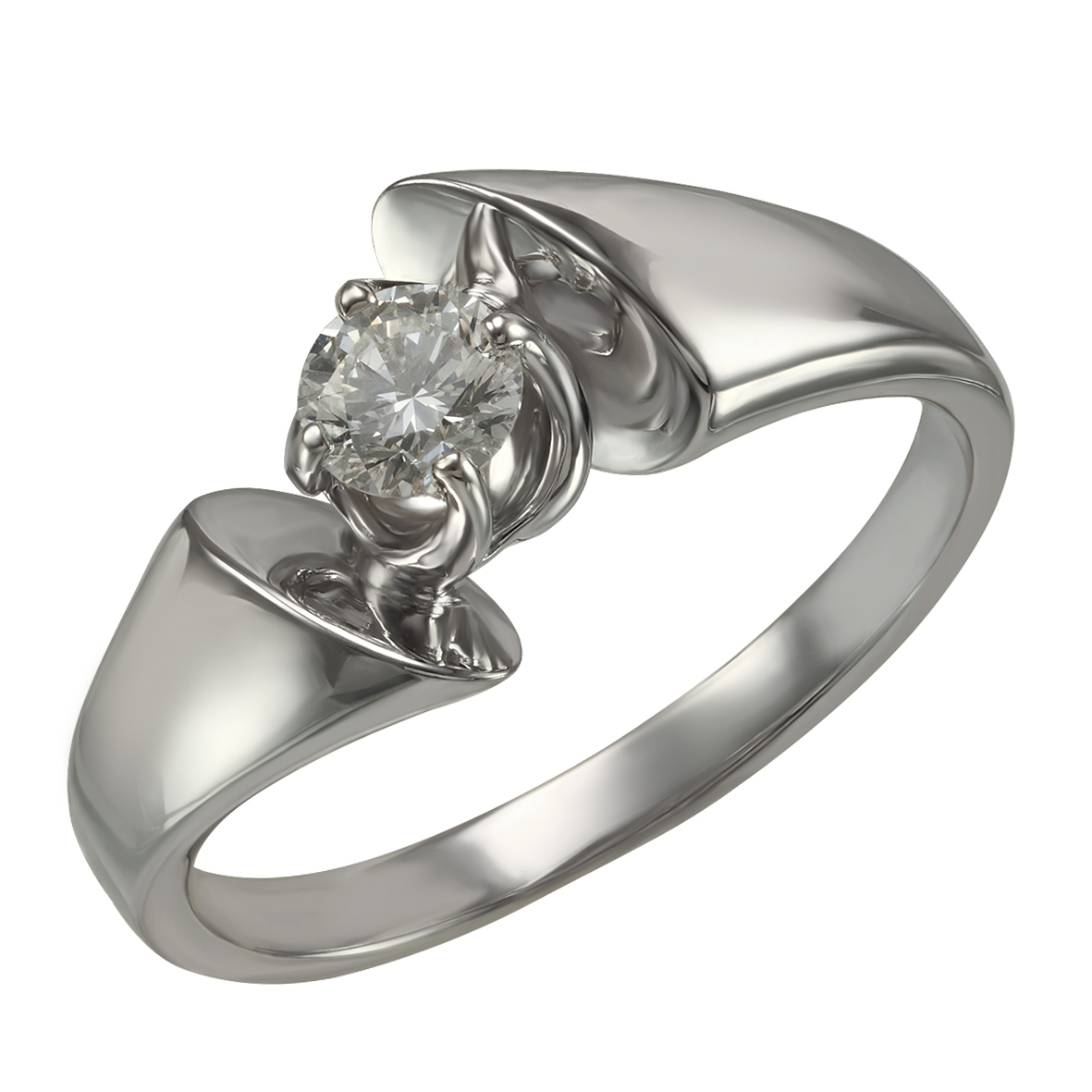 

Золотое кольцо с бриллиантом Tango Jewellery Company 750648В размер 18
