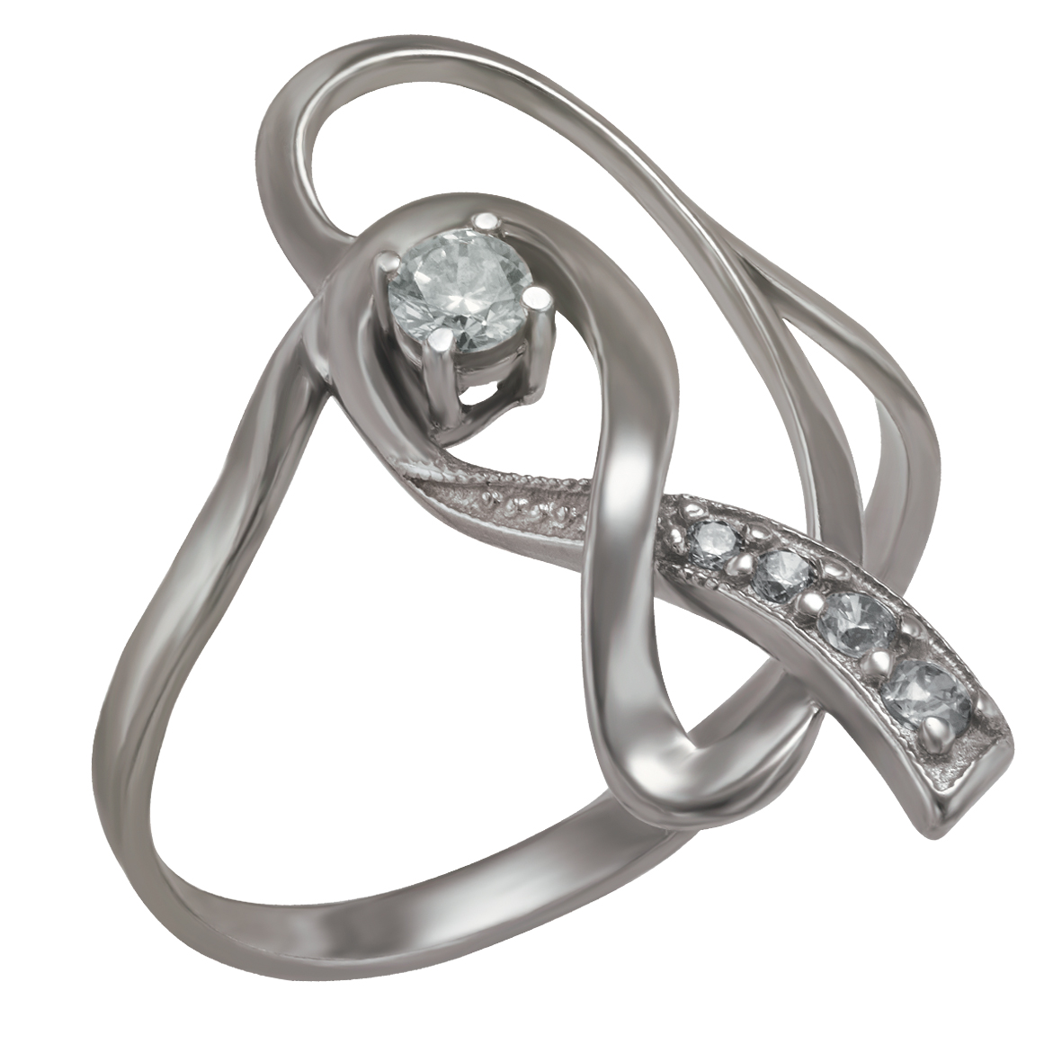 

Серебряное кольцо с фианитами Tango Jewellery Company 320056С размер 18