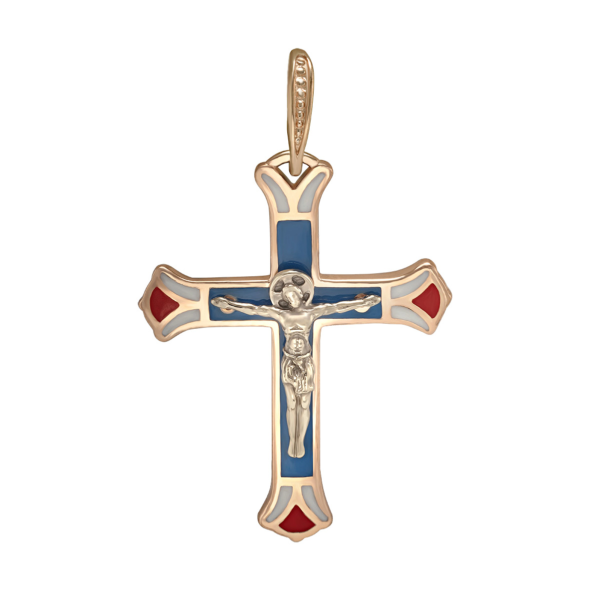 

Золотой крест с эмалью Tango Jewellery Company 250066Е