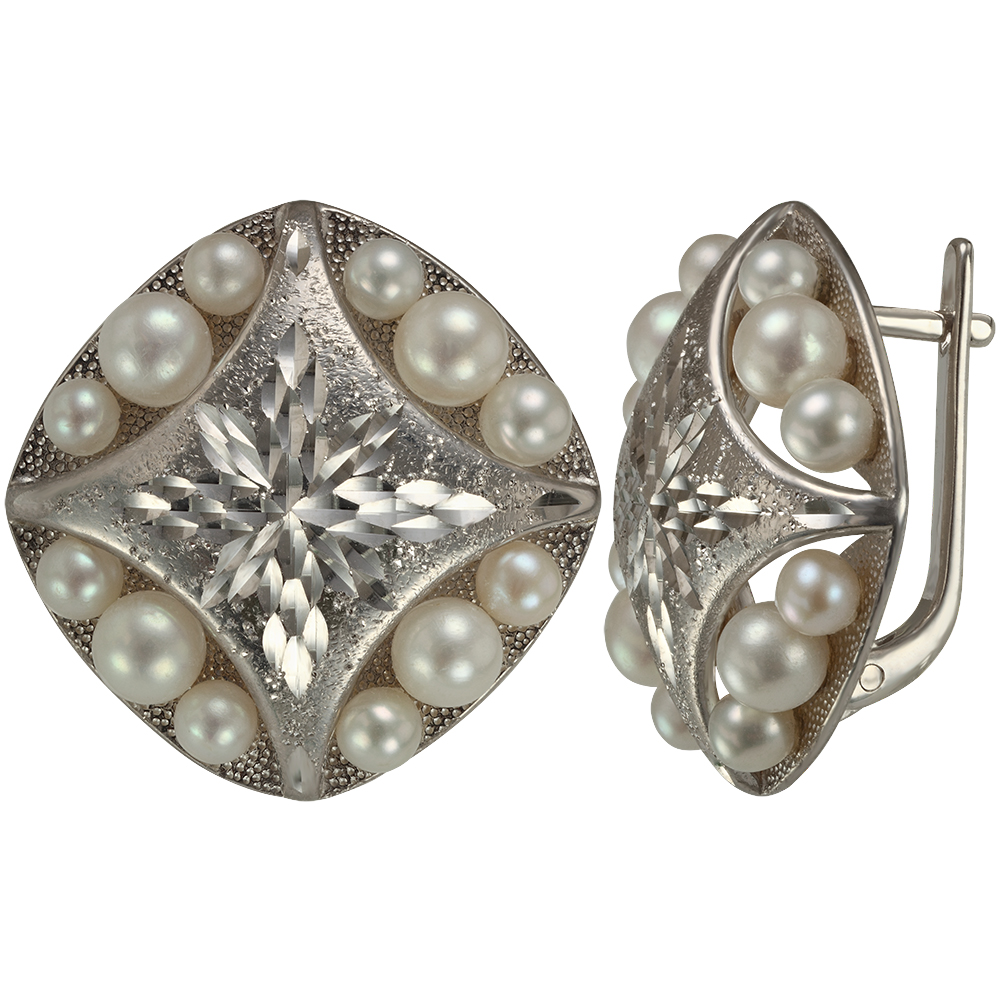 

Серебряные серьги с жемчугом Tango Jewellery Company 430656С