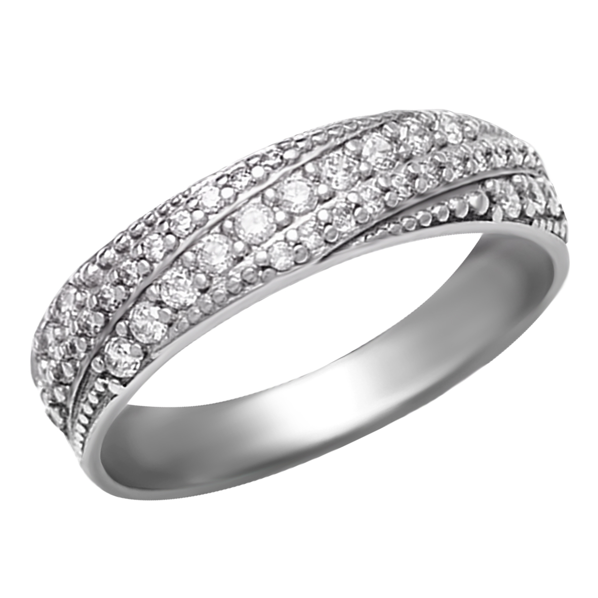 

Серебряное кольцо с фианитами Tango Jewellery Company 380089С размер 17.5