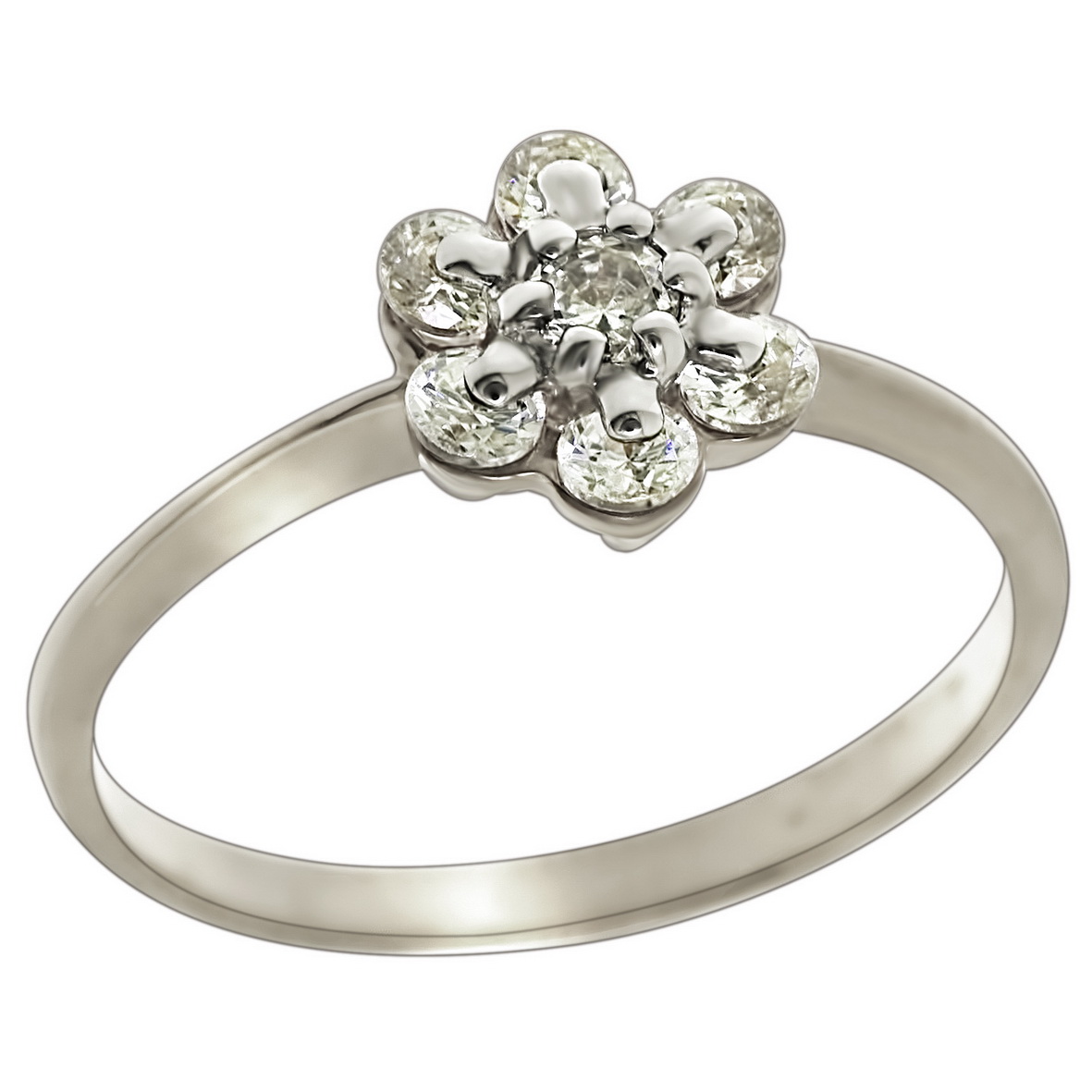 

Серебряное кольцо с фианитом Tango Jewellery Company 320940С размер 17